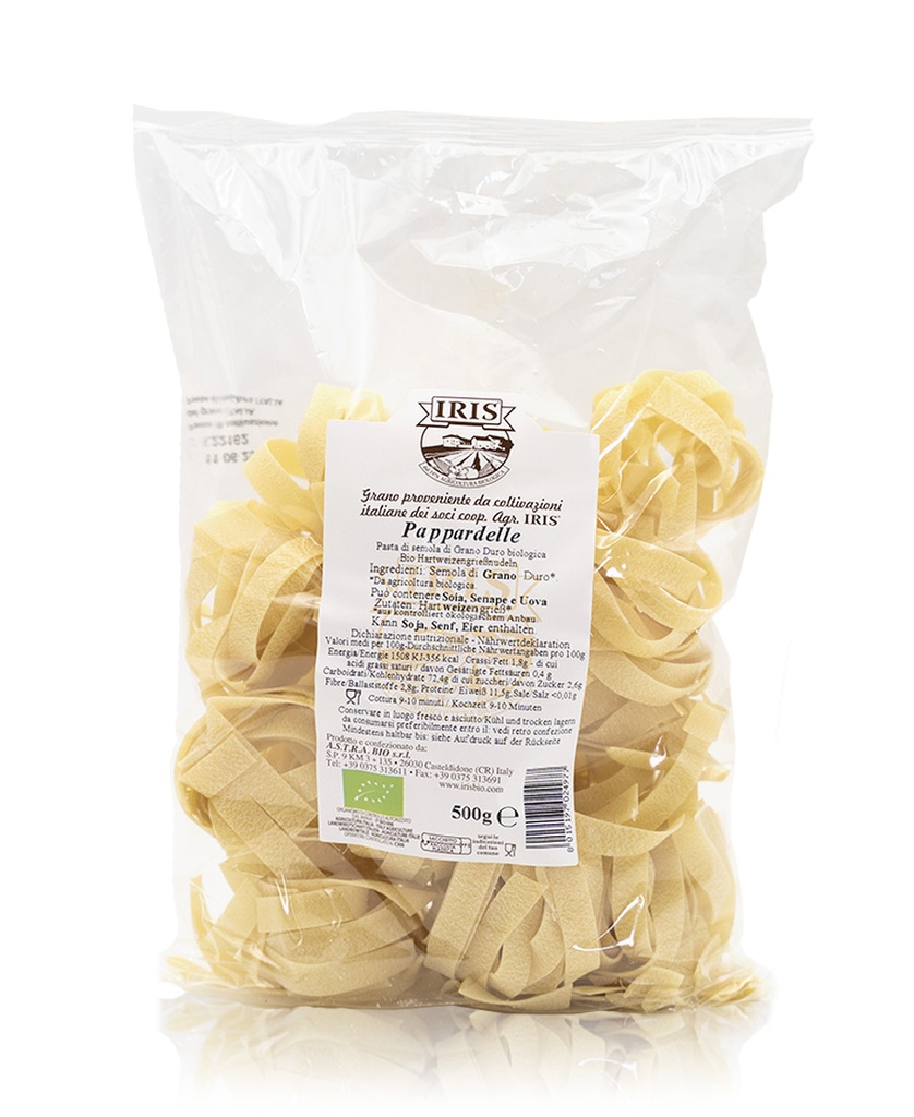 Pappardelle blanc BIO 12 x 500 gr