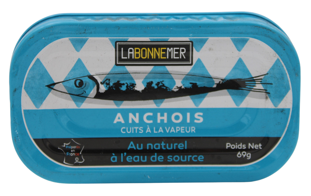 Anchois au naturel Eau source BIO 11 x 69 gr