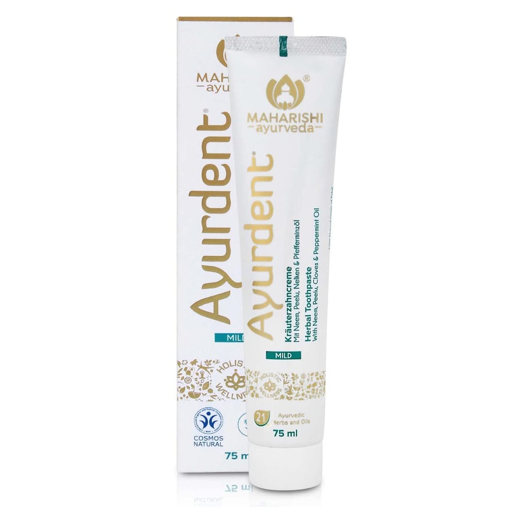 Ayurdent dentifrice doux BIO 6 x 75 ml