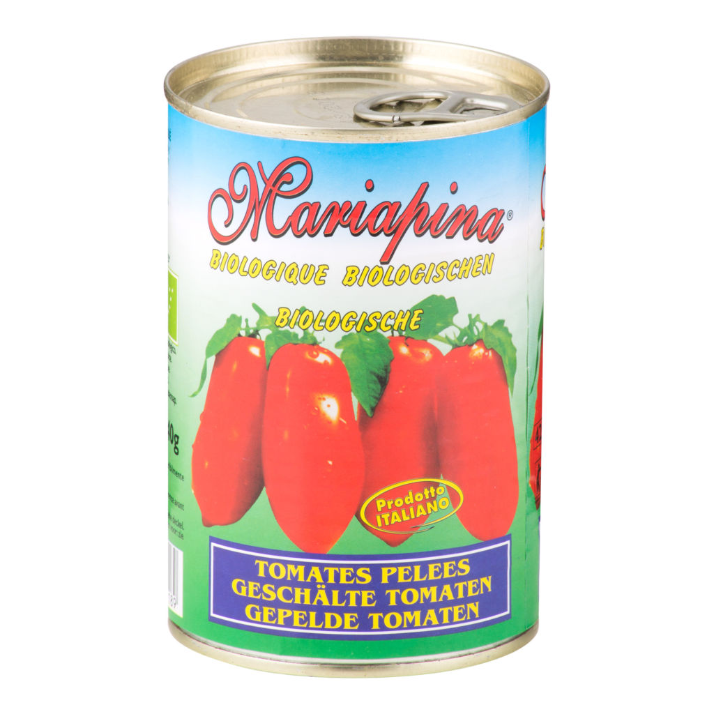 Tomates pelées BIO 24 x 400 gr