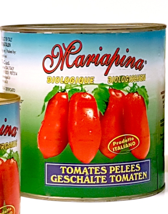 Tomates pelées BIO 6 x 3kg