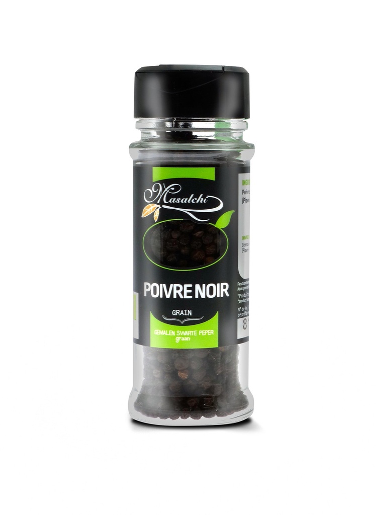 Poivre noir grain BIO 3 x 45 gr