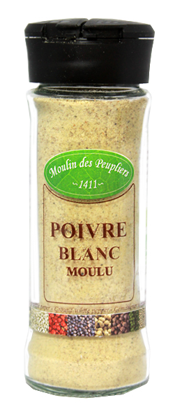 Poivre blanc moulu BIO 6 x 50 gr