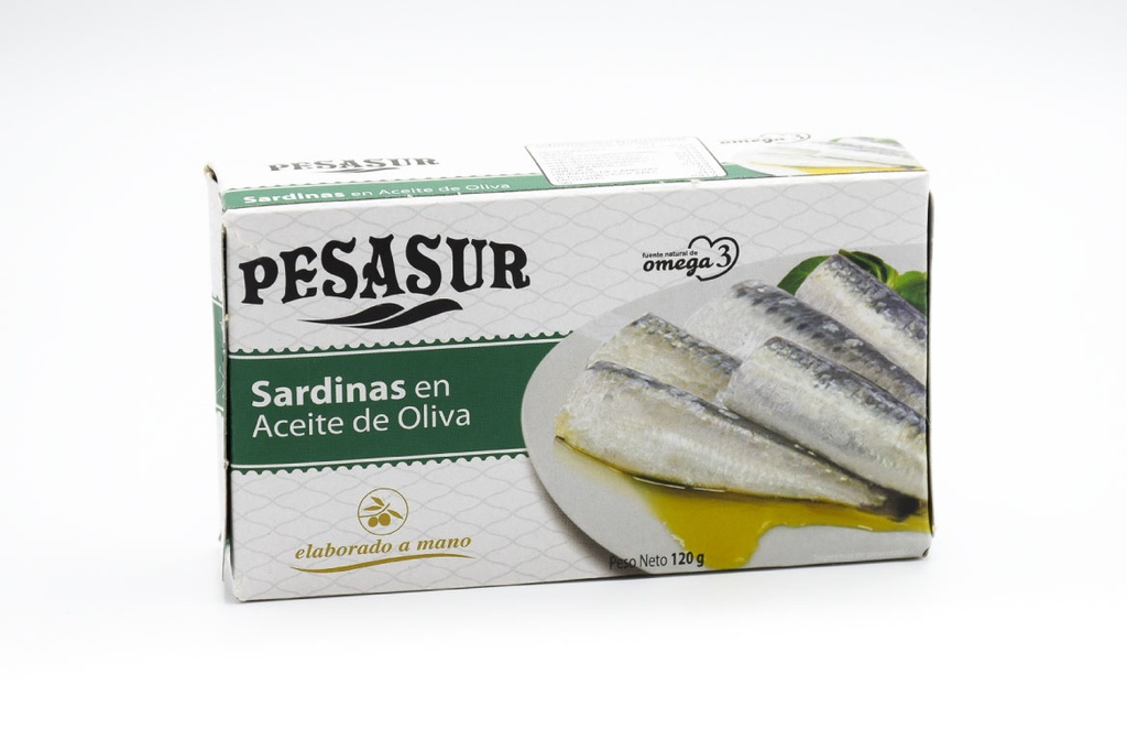Sardines à l'huile d'olive BIO 10 x 125 gr