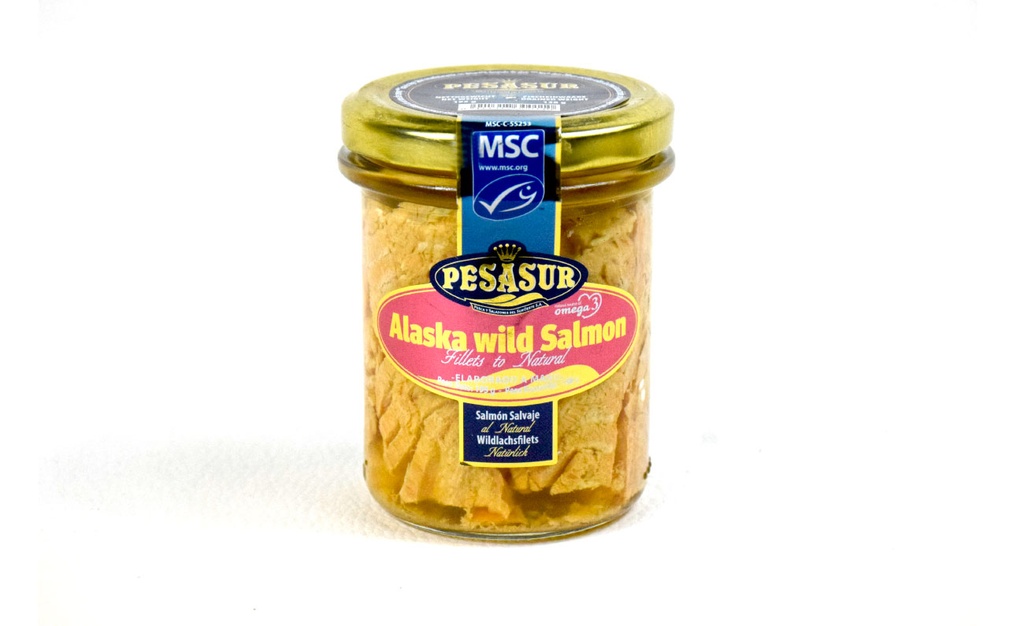 Filet de saumon au naturel 12 x 195 gr