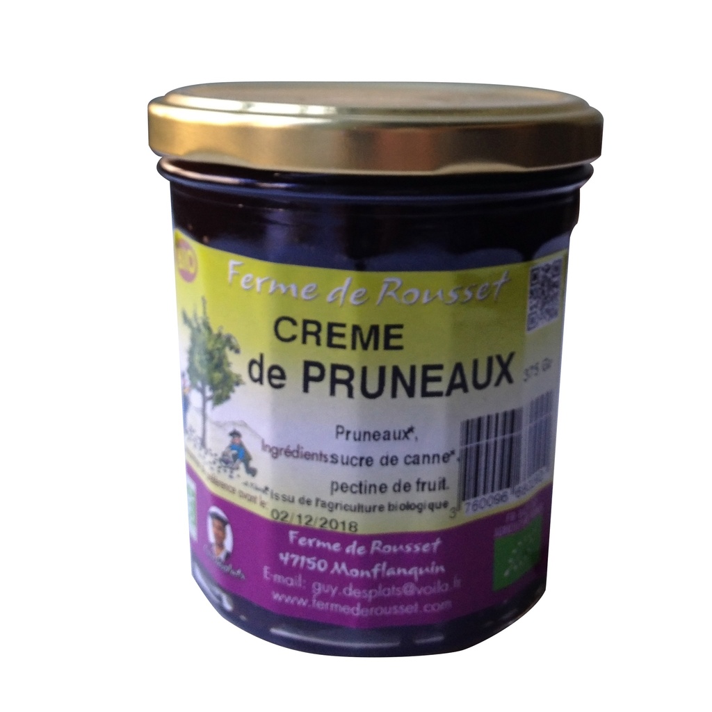 Crème de pruneaux BIO 6 x 375 gr