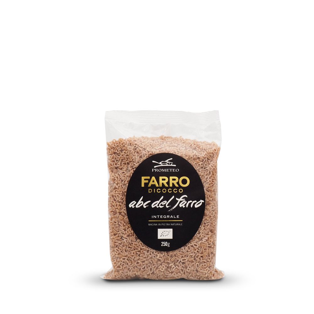Pâtes alphabet à l'épeautre pour potage BIO 12 x 250 gr