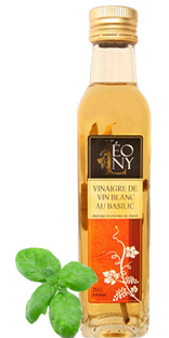 Vinaigre de vin blanc au basilic BIO 6 x 25 cl