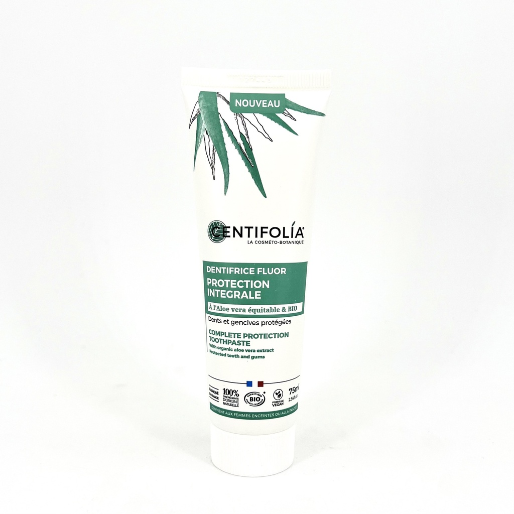 Dentifrice fluor Protection intégrale BIO — Carton de 12 pces