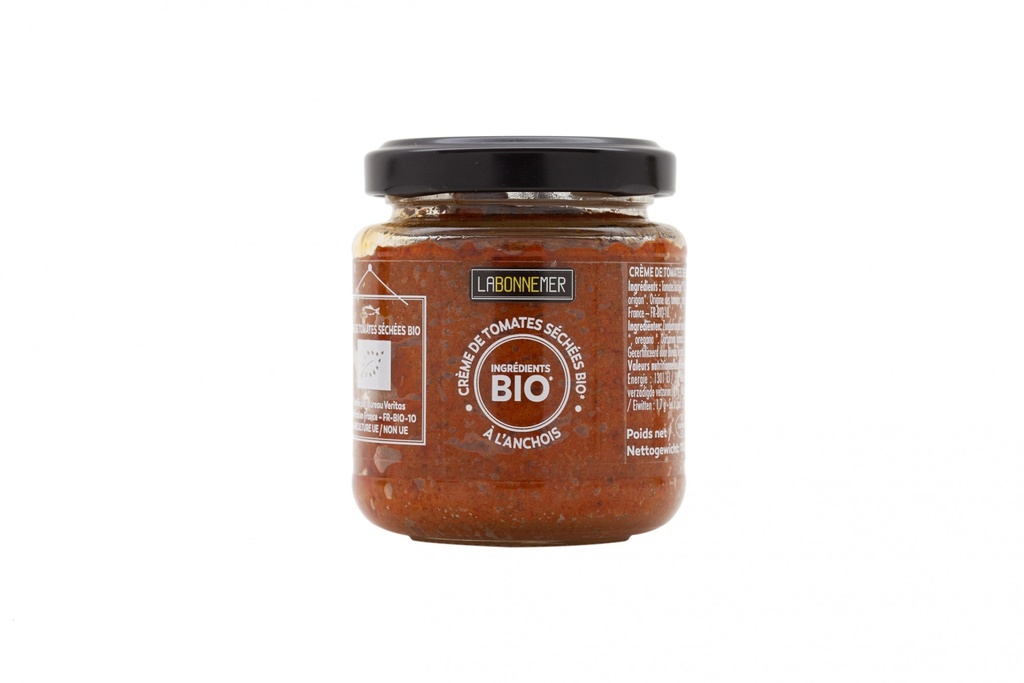 Crème de tomates séchées et anchois BIO 18 x 110gr