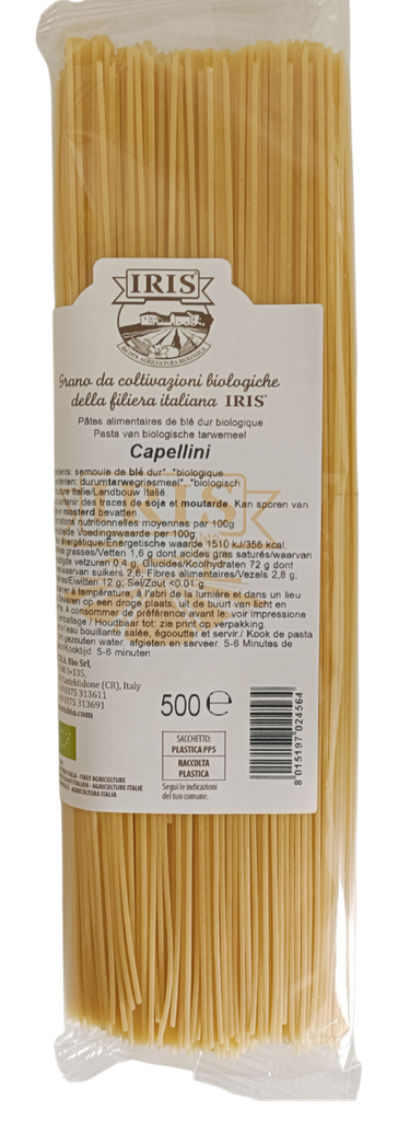 Capellini blanc BIO 12 x 500 gr