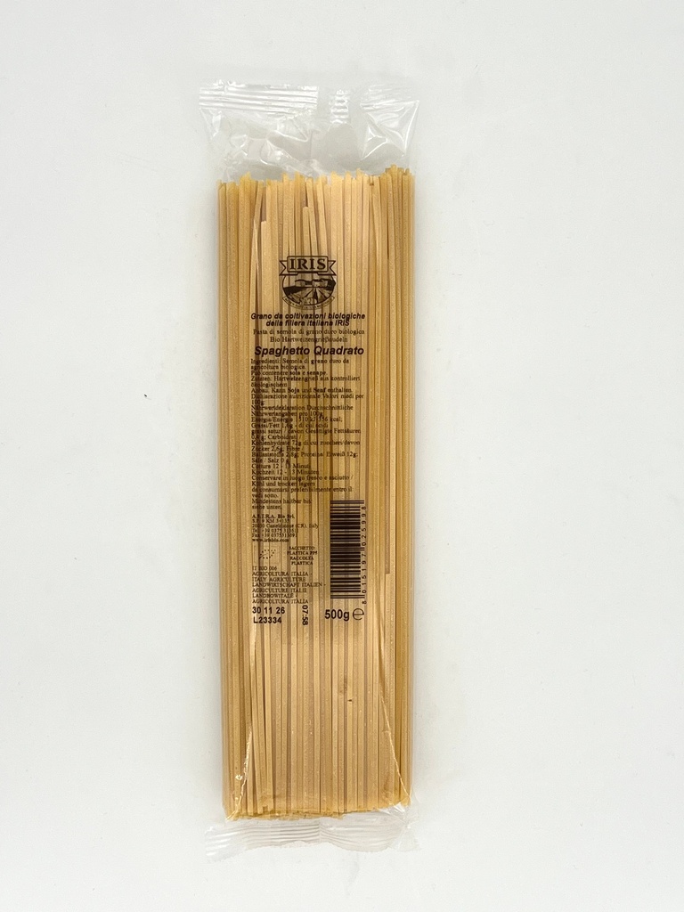 Spaghetto Quadrato semola bio 12 x 500g