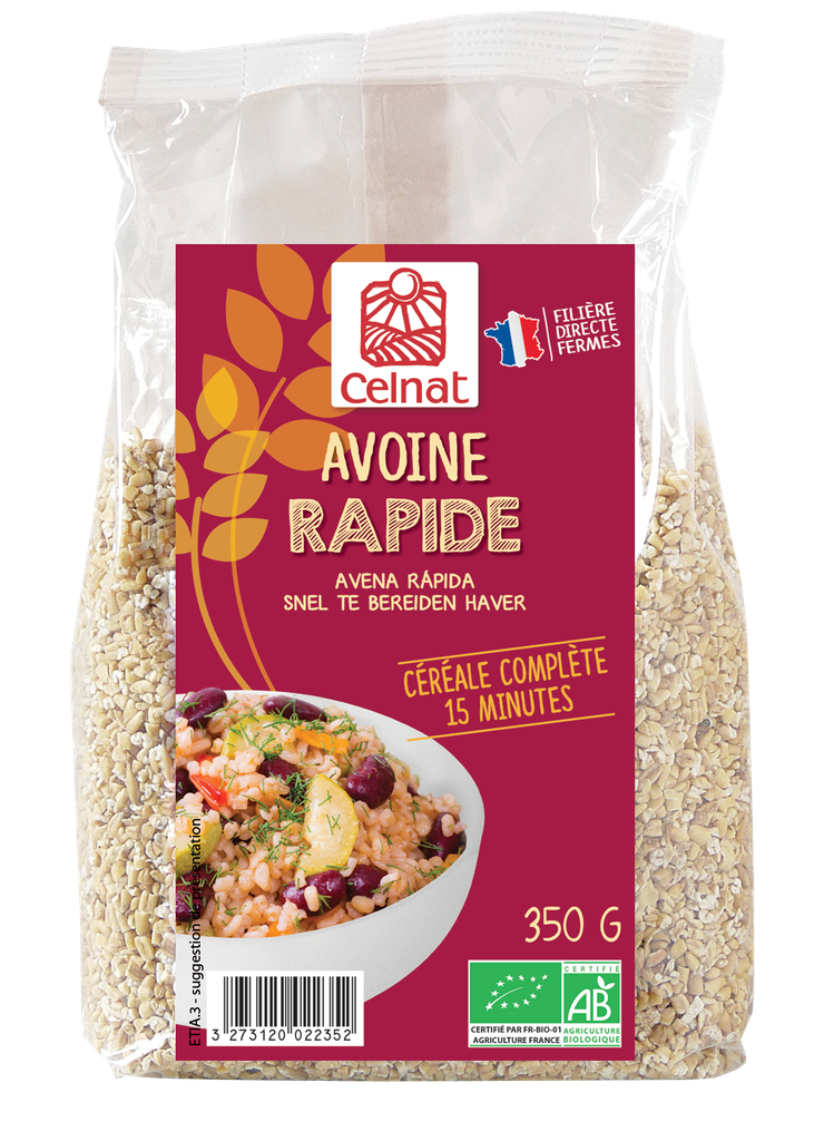 Avoine rapide BIO 350 gr