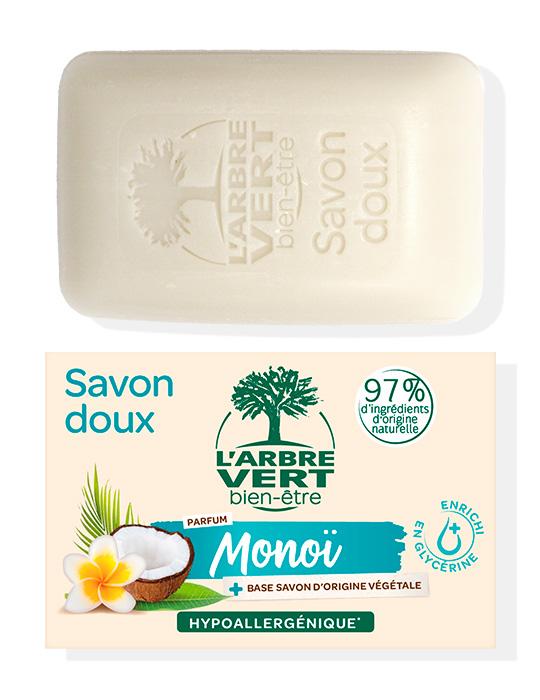 Savon doux Monoï 24 x 90 g