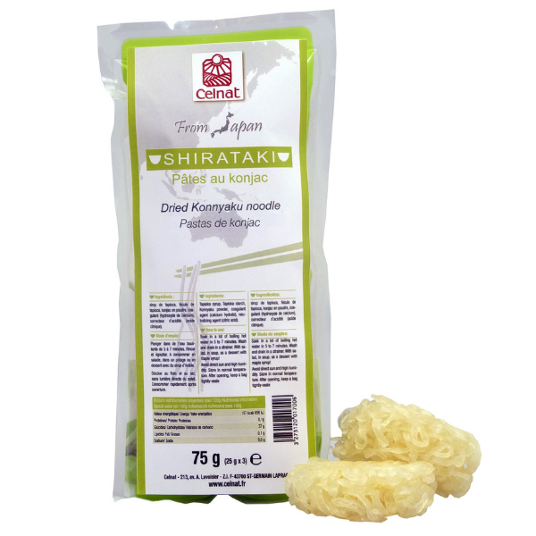 Shirataki - vermicelles de Konjac NON-BIO 75 gr
