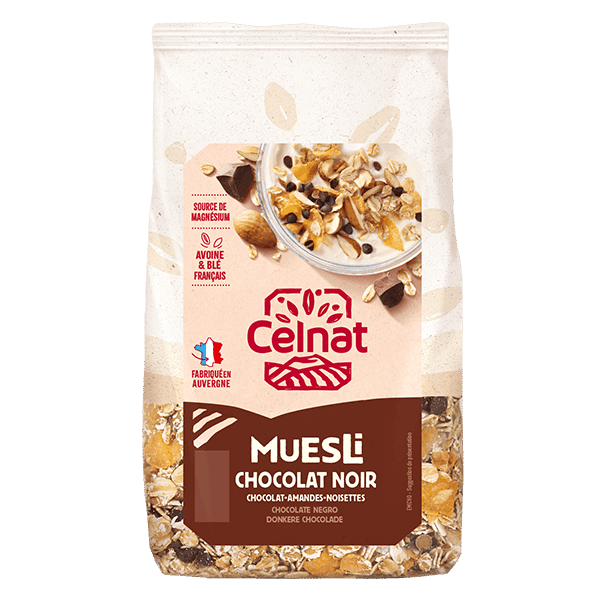 Muesli chocolat noir BIO 6 x 375 gr