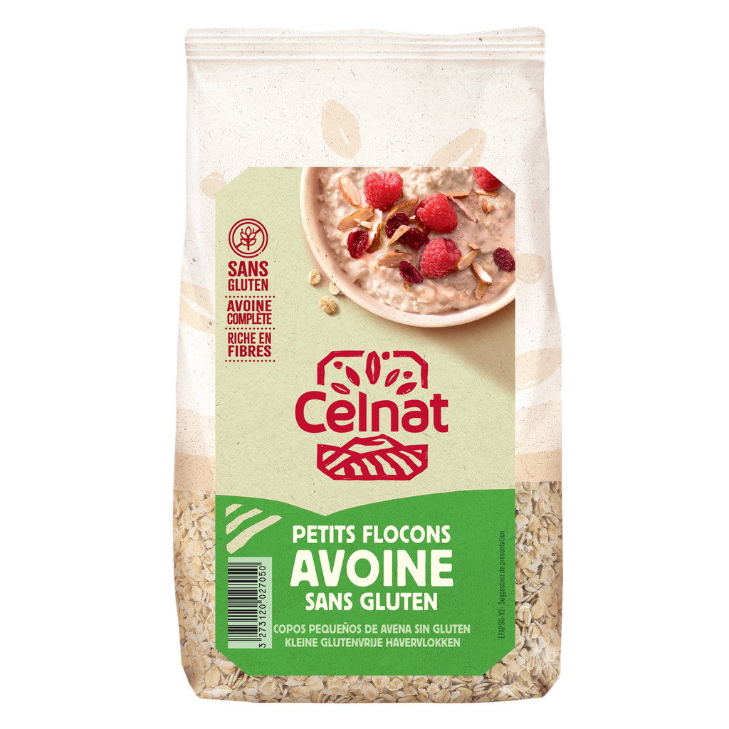 Petits flocons d'avoine sans gluten BIO 6 x 500 gr