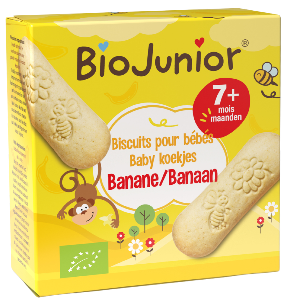 Biscuit bébé à la banane BIO 8 x 100 g