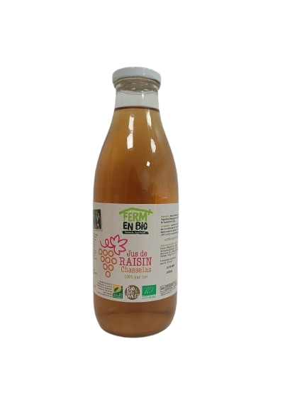 Jus de raisin blanc Chasselas BIO 6 x 1L