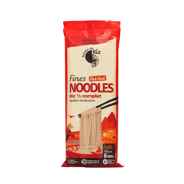 Noodles fines de riz ½ complet BIO 170 gr — Carton de 12 pces