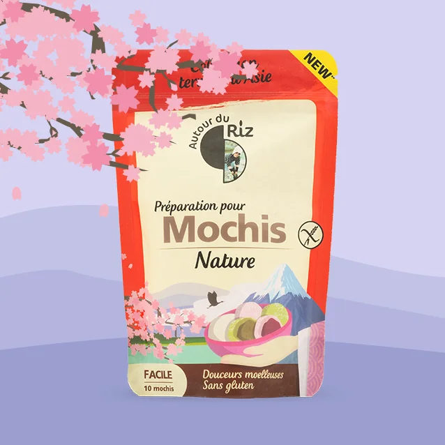 Préparation pour mochi nature BIO 6 x 200 gr