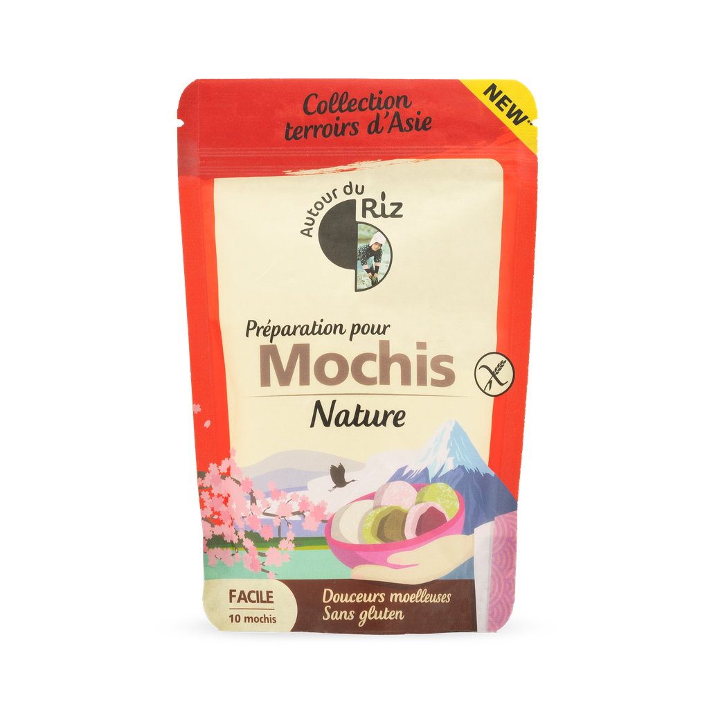 Préparation pour mochi nature BIO 6 x 200 gr