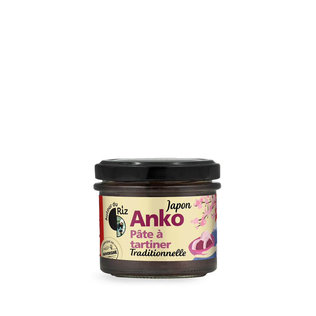 Anko-Haricots Azuki sucrés-spécialité pour mochis BIO 100 gr — Carton de 6 pces