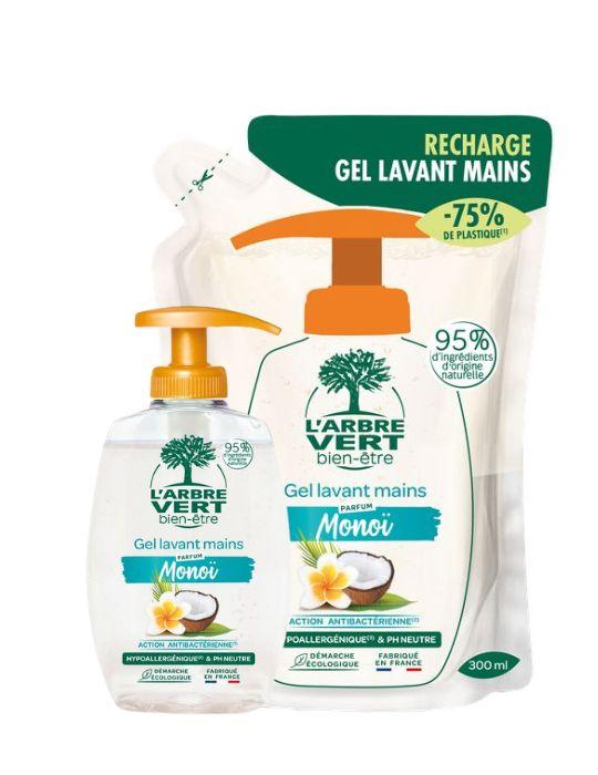 Recharge crème lavante mains monoï 6 x 300 ml