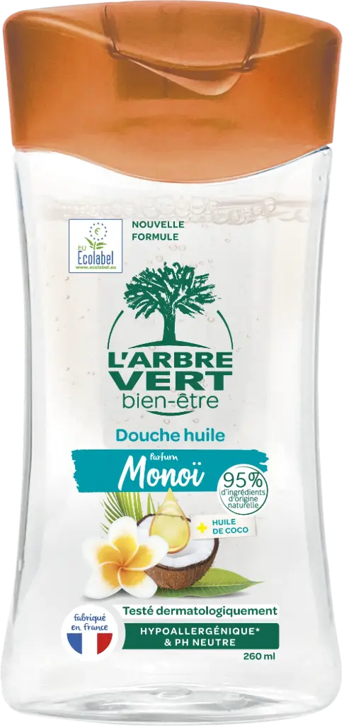 Huile de douche coco et monoï 6 x 260 ml