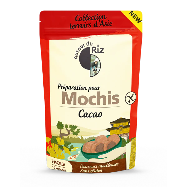 Préparation pour mochi cacao BIO 6x 200gr