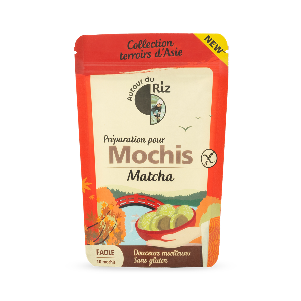 Préparation pour mochi matcha BIO 6 x 200 gr