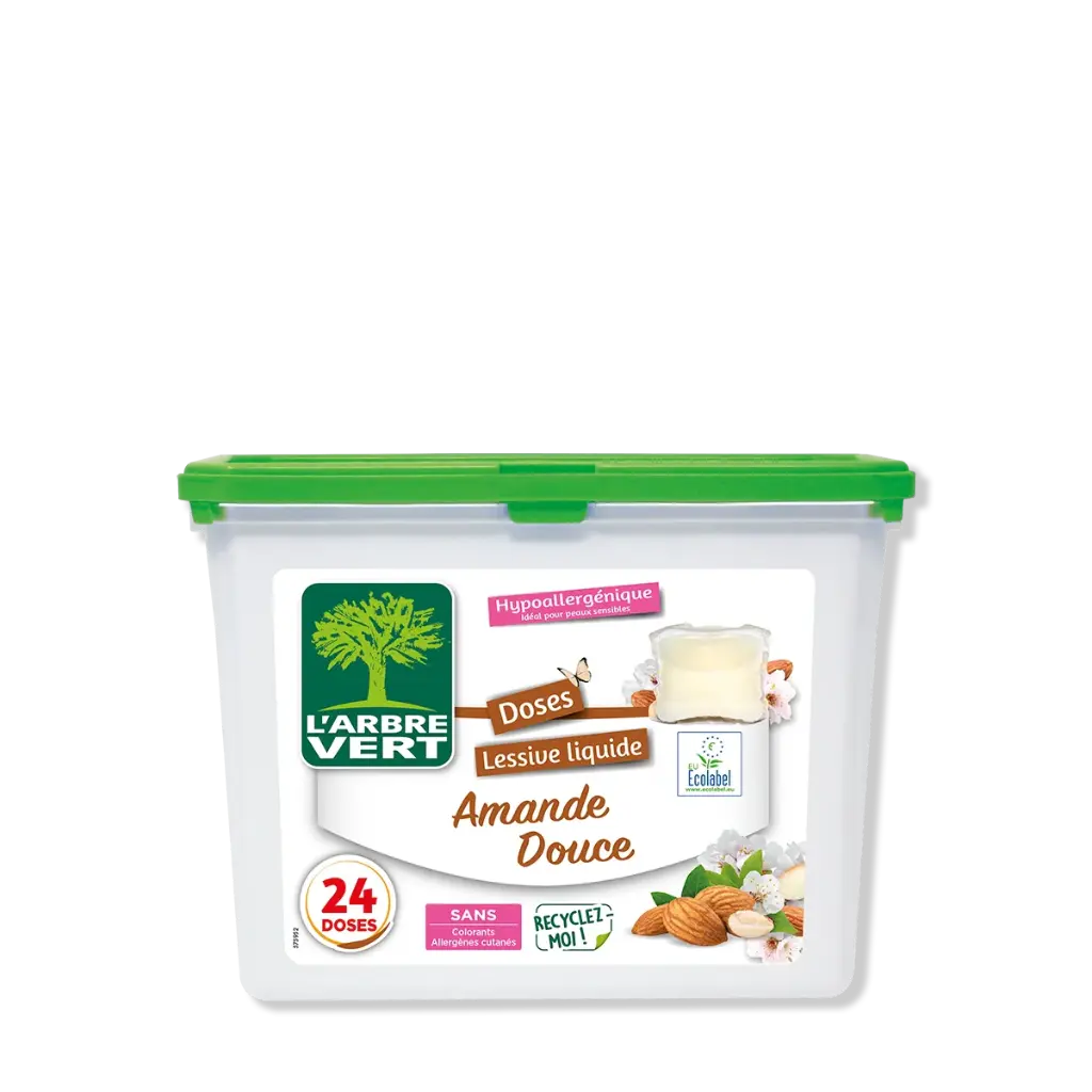 Lessive liquide amande douce 8 x 24 doses