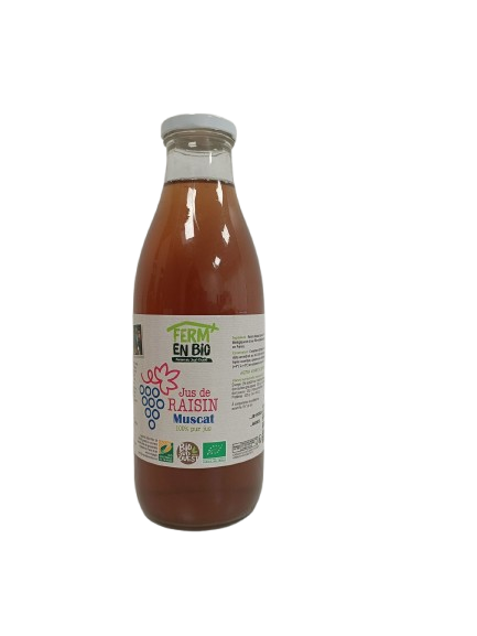 Jus de raisin blanc Muscat BIO 6 x 1L 