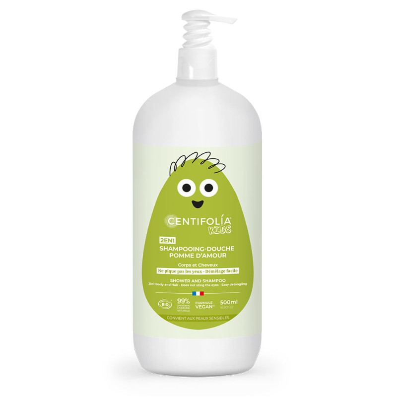 Shampooing Douche Pomme d'amour BIO 500ml — Carton de 6 pces