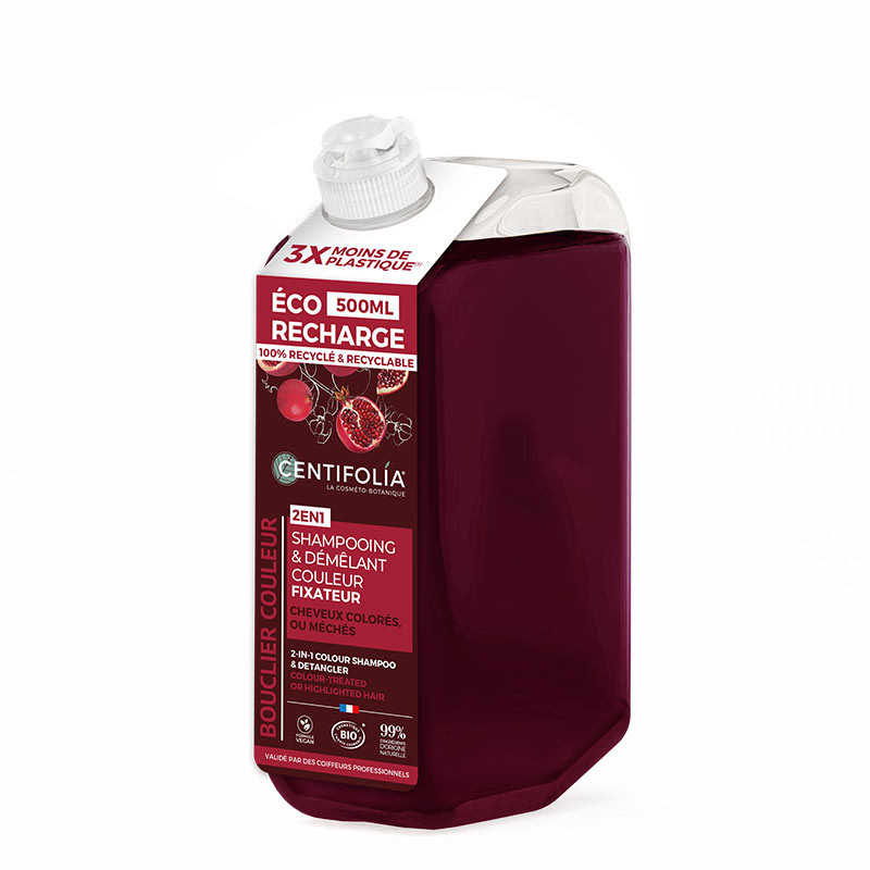 Ecorecharge Shampooing & démêlant couleur 2en1 BIO 6 x 500ml