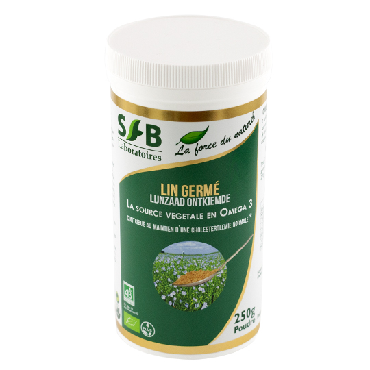 Poudre de lin germé BIO 3 x 250 gr