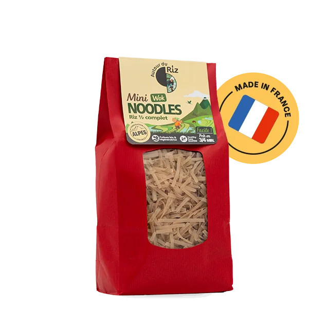 Mini Wok Noodles de riz 1/2 complet BIO 6 x 600gr 