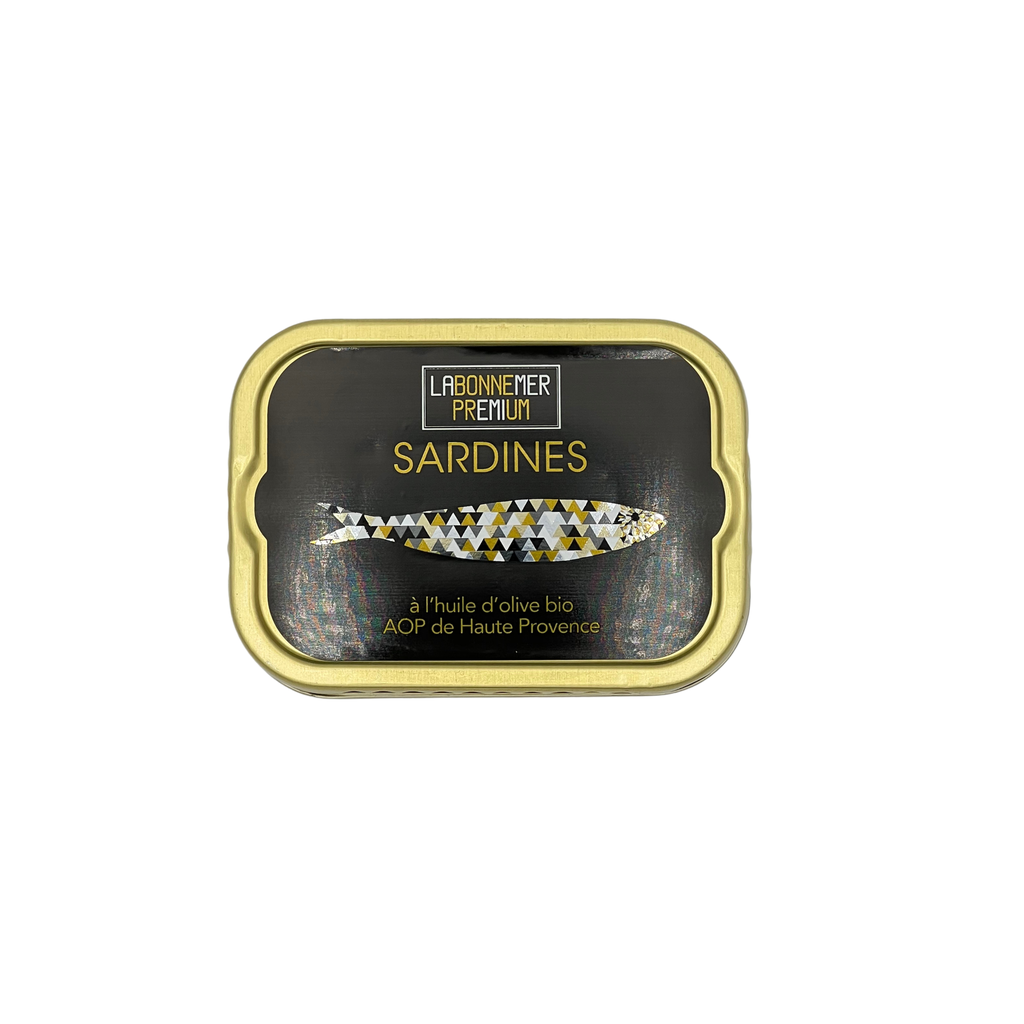 Sardines huile d’olive BIO AOP de Haute Provence 18 x 115gr
