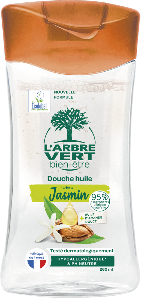 Huile de douche amande et jasmin 6 x 260 ml