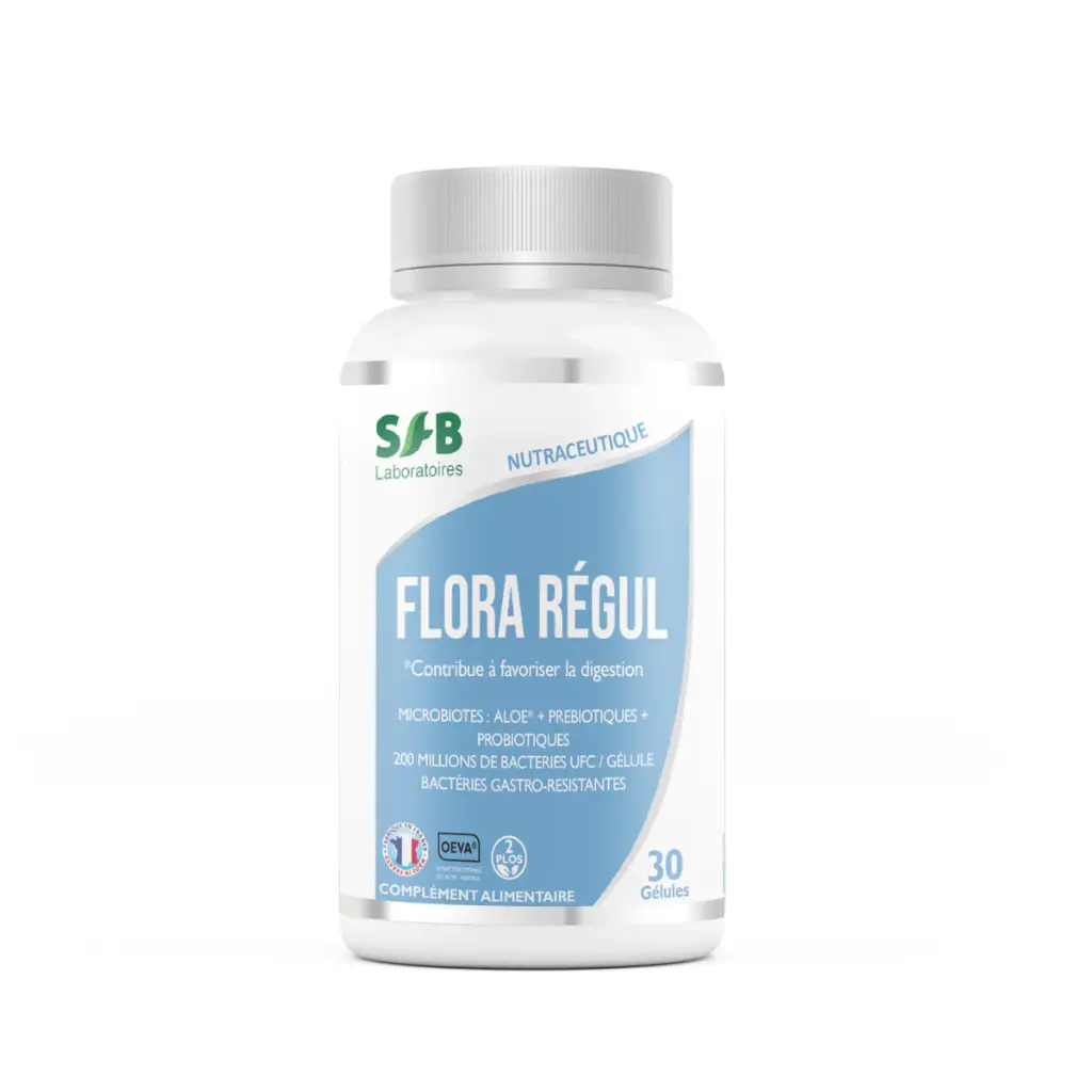 Flora'regul - Probiotiques 6 x 30 gélules