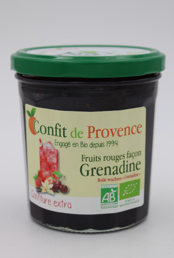 Confiture Fruits rouges façon grenadines BIO 370 gr