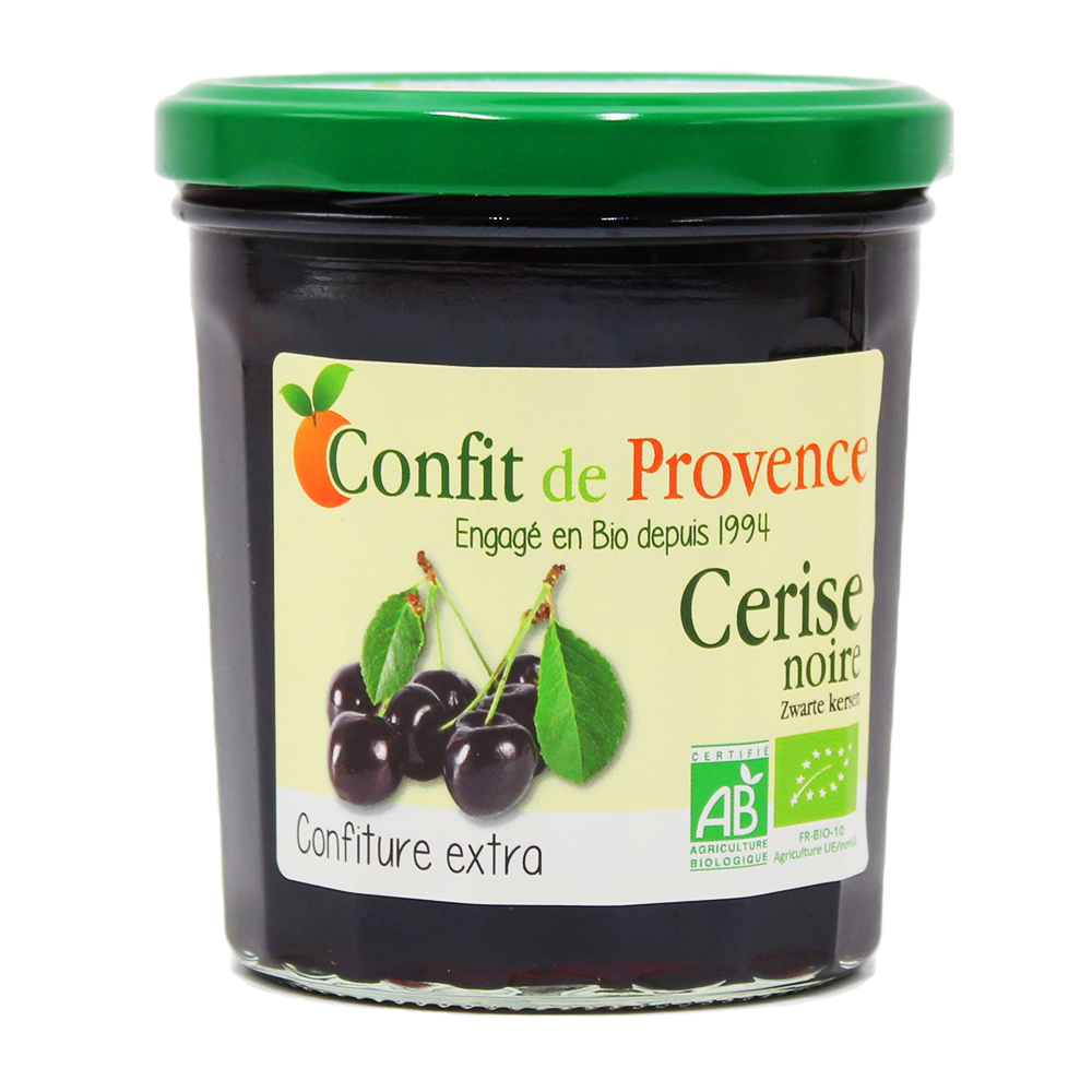 Confiture Cerises noires BIO 370 gr
