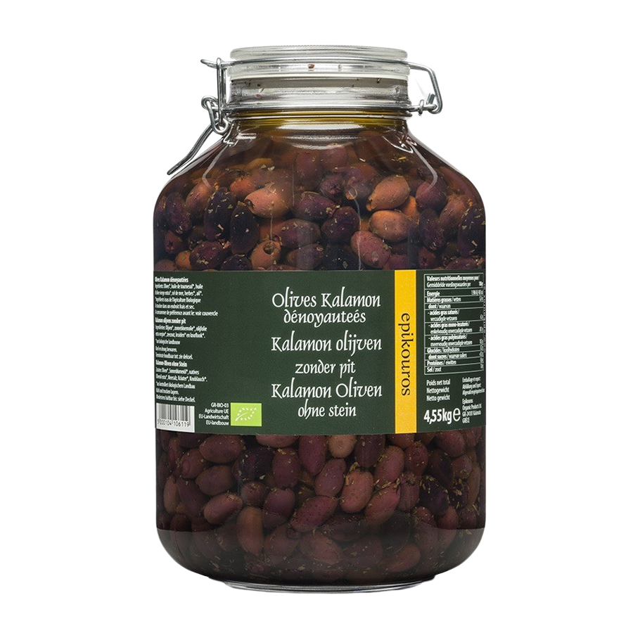 Olives Kalamata sans noyaux BIO 4,55kg