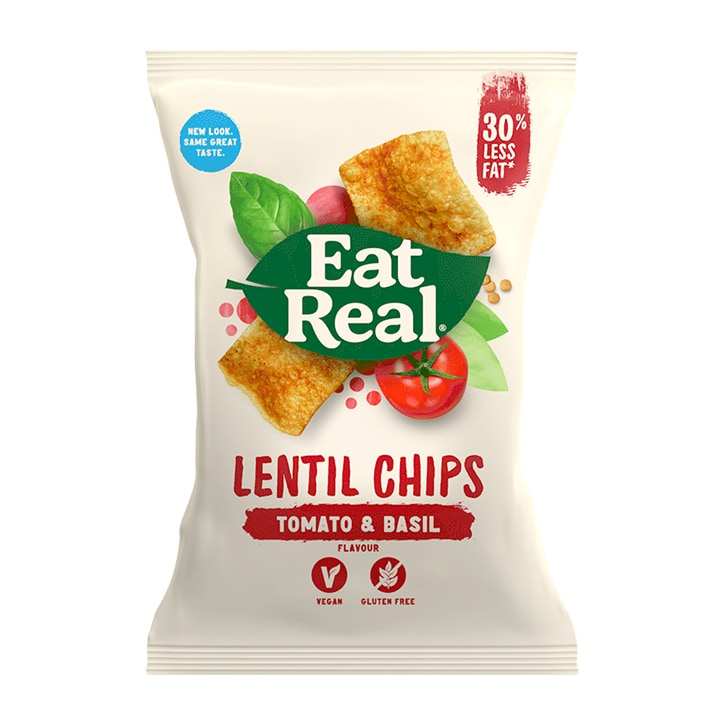 Chips lentilles Tomate séchée et basilic 113 gr