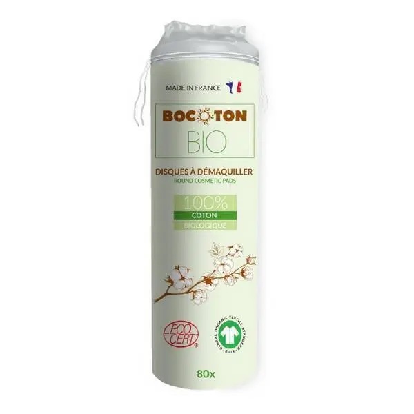 Disques démaquillant 30 x 80 BIO*