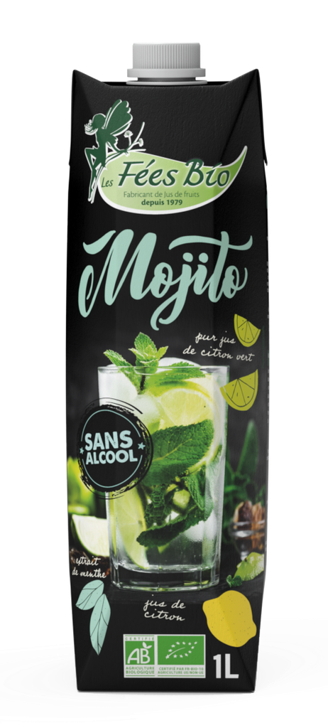 Cocktail Mojito sans alcool BIO 1L