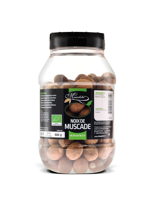 Noix de muscade entières BIO 500gr