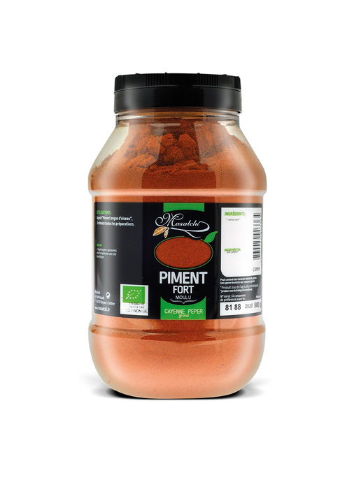 Piment fort moulu BIO 500gr