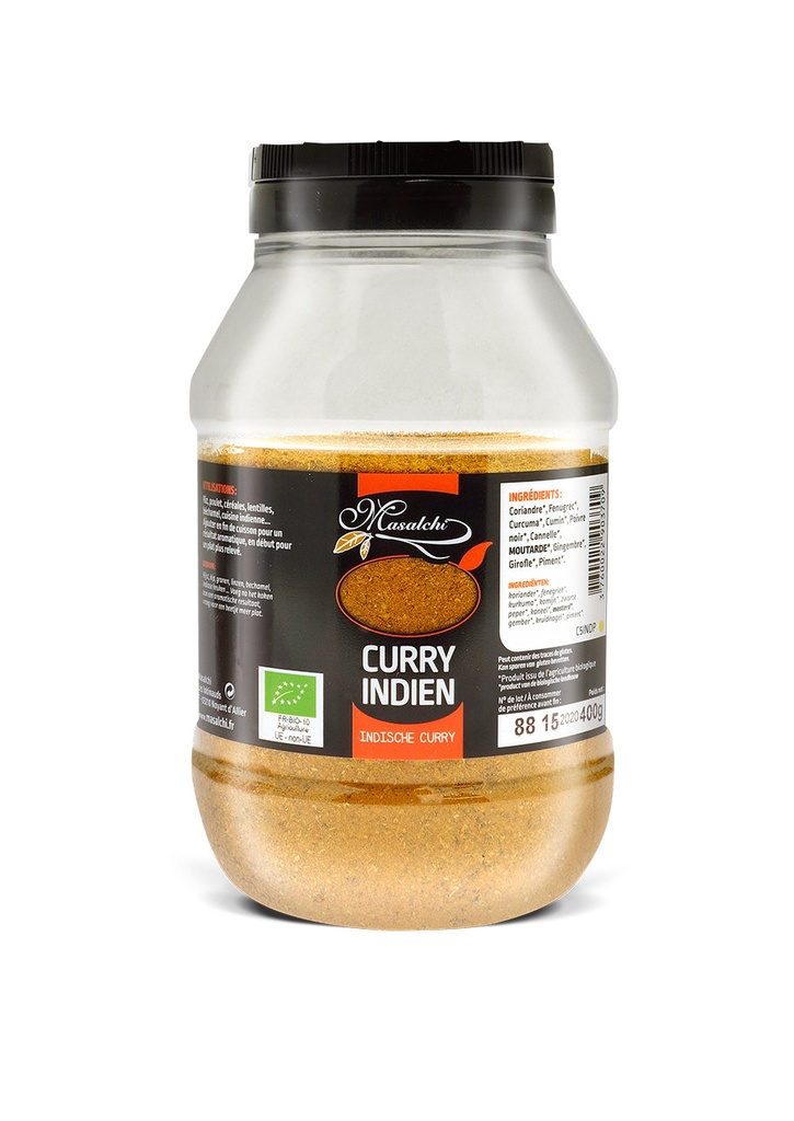Curry indien BIO 400gr