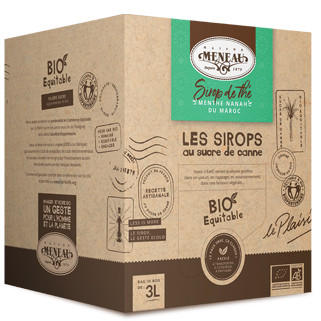 Sirop de thé vert menthe BIO 3 L